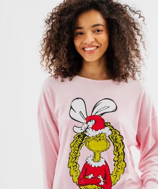 Pyjama pantalon Noël femme - The Grinch vue2 - THE GRINCH - GEMO