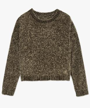 Pull court en maille chenille vue4 - FOLLOW ME - GEMO