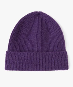 Bonnet femme en maille côtelée vue1 - GEMO (ACCESS) - GEMO