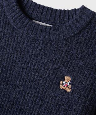 Pull col rond garçon - LuluCastagnette vue2 - LULUCASTAGNETTE - GEMO