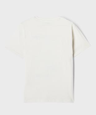Tee-shirt manches courtes avec motif streetwear garçon vue3 - GEMO 4G GARCON - GEMO