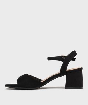 Sandales à talon toucher velours femme - Valentina Baldano vue3 - VALENTINA BALDA - GEMO