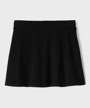 Jupe courte trapèze avec short intégré fille vue1 - GEMO (JUNIOR) - GEMO