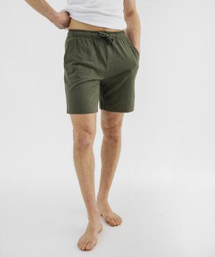 Short de pyjama en jersey à taille élastique homme vue1 - GEMO(HOMWR HOM) - GEMO