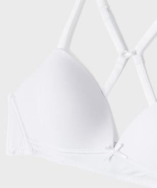 Soutien-gorge avec bonnets paddés et bretelles multipositions fille vue2 - GEMO (JUNIOR) - GEMO