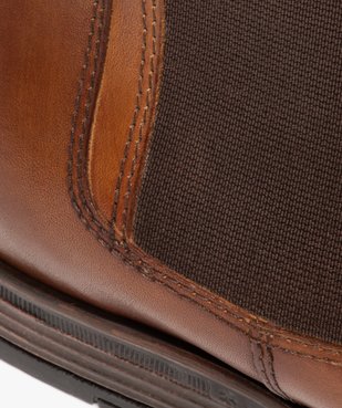 Boots homme dessus cuir uni – Pierre Cardin Diffusion vue6 - PIERRE CARDIN DIFFUSION - GEMO
