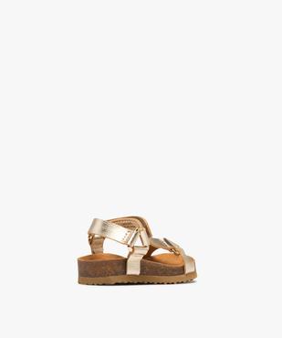 Sandales à larges brides pailletées motif léopard bébé fille vue4 - LOVELY WINGS - GEMO