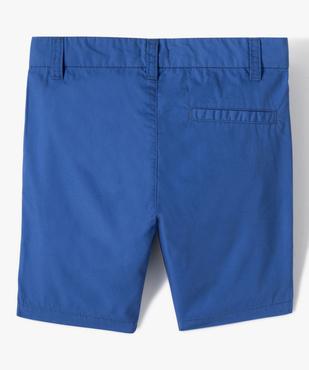 Bermuda garçon en toile de coton vue3 - GEMO (ENFANT) - GEMO