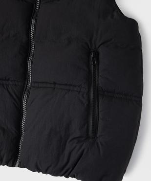 Doudoune sans manches à col montant et poches zippée garçon vue3 - GEMO (ENFANT) - GEMO