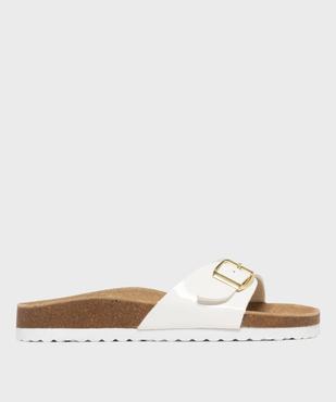 Mules 1 bride à boucle et semelle intérieure cuir femme - Valentina Baldano vue1 - VALENTINA BALDA - GEMO