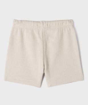 Short en coton fluide avec taille ajustable bébé garçon (lot de 2) vue3 - GEMO(BEBE DEBT) - GEMO