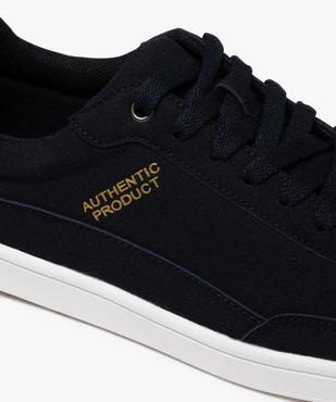 Baskets homme suédées à lacets style skateshoes vue6 - GEMO (SPORTSWR) - GEMO