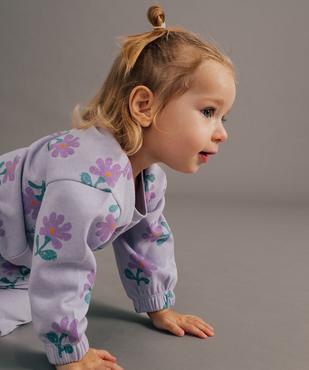 Ensemble 2 pièces sweat et legging bébé fille vue1 - GEMO 4G BEBE - GEMO