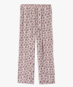 Pantalon de plage femme ouvert sur l’avant vue4 - GEMO 4G FEMME - GEMO