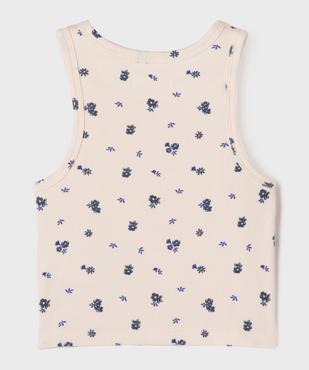 Débardeur en maille côtelée fille vue3 - GEMO (ENFANT) - GEMO