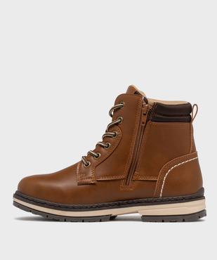 Boots à lacets garçon - Lee Cooper vue3 - LEE COOPER - GEMO
