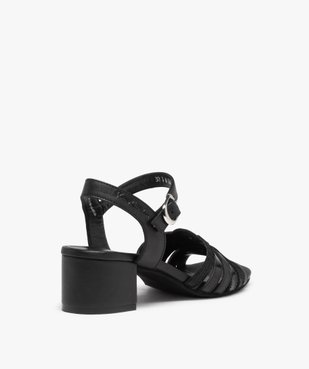 Sandales femme dessus fines brides en cuir – Pierre Cardin vue4 - PIERRE CARDIN D - GEMO