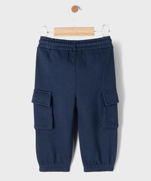 Jogging cargo en molleton doux bébé garçon vue3 - GEMO 4G BEBE - GEMO