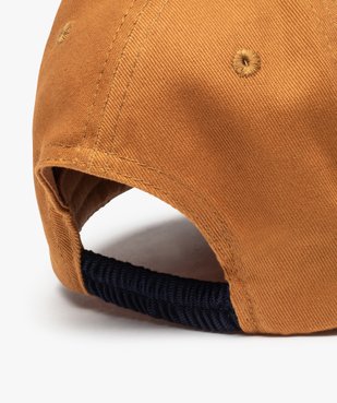Casquette bébé garçon bicolore à bride élastique vue2 - GEMO(BEBE DEBT) - GEMO