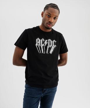 Tee-shirt manches courtes en coton imprimé homme - AC/DC vue1 - ACDC - GEMO