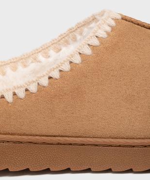 Chaussons mules avec doublure chaude et semelle légère fille  vue6 - GEMO (ENFANT) - GEMO