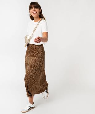 Tee-shirt manches courtes coupe large femme vue6 - GEMO 4G FEMME - GEMO