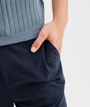 Pantalon en toile avec taille ajustable homme vue2 - GEMO 4G HOMME - GEMO