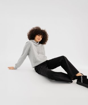 Jean cargo ample 100% coton femme vue4 - GEMO 4G FEMME - GEMO
