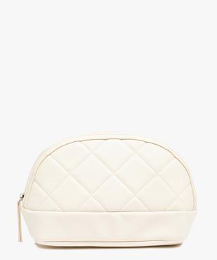 Trousse à maquillage femme matelassée et zippée vue1 - GEMO (ACCESS) - GEMO