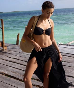 Pantalon de plage large et fluide femme vue5 - GEMO 4G FEMME - GEMO