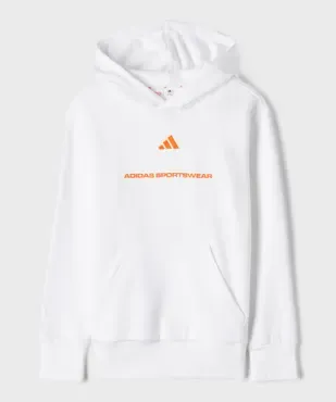 Sweat à capuche en molleton avec logo garçon - Adidas vue1 - ADIDAS - GEMO