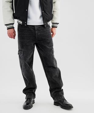 Jean large coupe cargo homme vue1 - GEMO 4G HOMME - GEMO