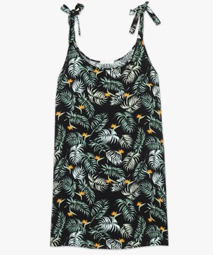 Robe imprimée à bretelles nouées vue4 - GEMO(FEMME PAP) - GEMO