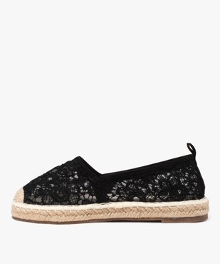 Espadrilles en tulle brodé femme vue3 - GEMO (SPORTSWR) - GEMO