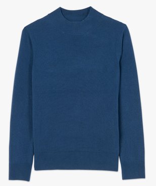 Pull femme col montant coloris uni vue4 - GEMO (MAILLE) - GEMO