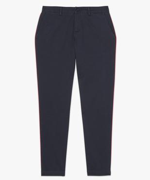 Pantalon femme en toile avec liseré coloré sur le côté vue4 - GEMO(FEMME PAP) - GEMO