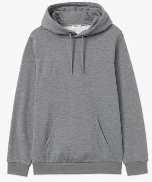 Sweat à capuche intérieur molletonné homme vue4 - GEMO 4G HOMME - GEMO