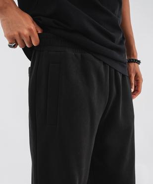 Pantalon de jogging en molleton à coupe droite homme vue3 - GEMO 4G HOMME - GEMO