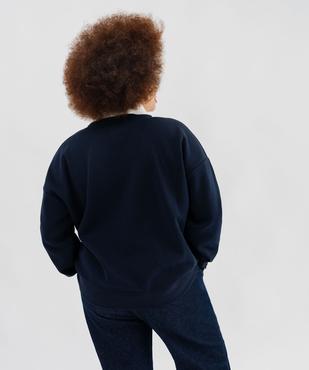 Sweat à col chemise amovible femme grande taille - LuluCastagnette vue3 - LULU CASTAGNETTE GEMO FOR GOOD - GEMO