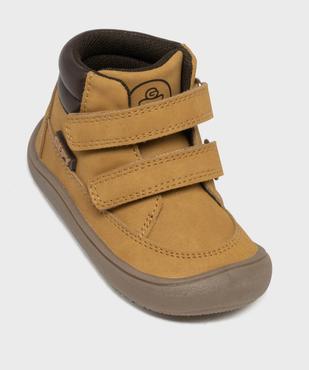 Chaussures premiers pas à scratch bébé garçon - GEPY vue5 - GEPY - GEMO