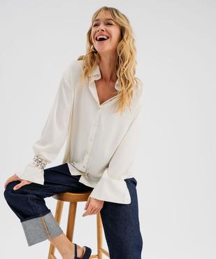 Chemise en satin femme vue5 - GEMO(FEMME PAP) - GEMO