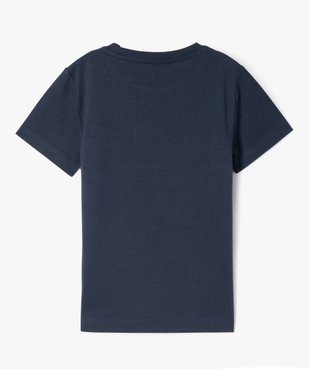 Tee-shirt manches courtes bicolore garçon vue3 - GEMO (ENFANT) - GEMO