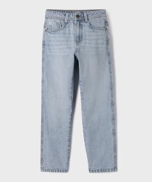 Jean loose en denim délavé garçon vue1 - GEMO (JUNIOR) - GEMO