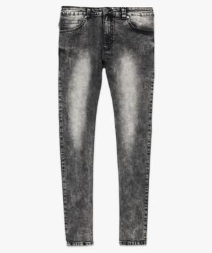 Jean slim aspect usé vue4 - GEMO (HOMME) - GEMO