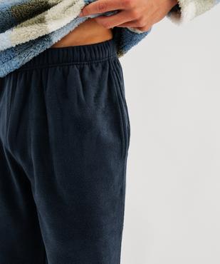 Pyjama à carreaux maille peluche homme vue1 - GEMO(HOMWR HOM) - GEMO