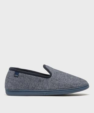 Chaussons en textile et velours ras homme - Dim vue1 - DIM - GEMO
