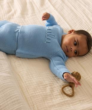 Ensemble 2 pièces en maille bébé : pull et pantalon - LuluCastagnette vue1 - LULU CASTAGNETTE GEMO FOR GOOD - GEMO