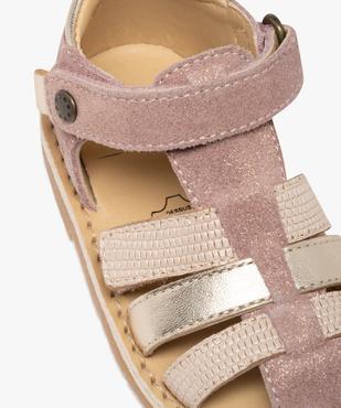 Chaussures de marche bébé fille en cuir - NA! vue6 - NA! - GEMO