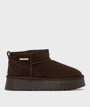 Boots fourrées plateforme femme - LuluCastagnette vue1 - LULUCASTAGNETTE - GEMO