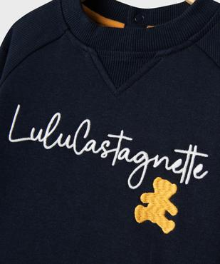 Sweat avec broderie poitrine bébé garçon - LuluCastagnette vue2 - LULU CASTAGNETTE GEMO FOR GOOD - GEMO
